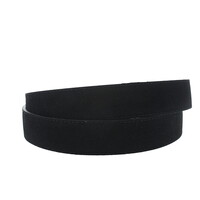 Stijlvolle suède damesriem 3 cm | Zwart