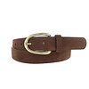 Stijlvolle suède damesriem 3 cm | Bruin