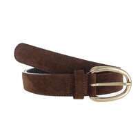 Stijlvolle suède damesriem 3 cm | Bruin