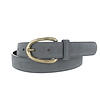 Stijlvolle suède damesriem 3 cm | Grijs