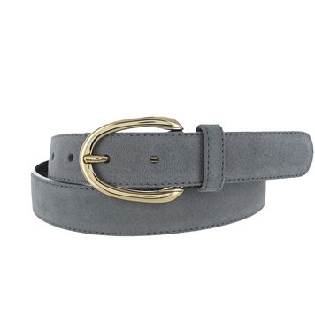 Stijlvolle suède damesriem 3 cm | Grijs