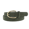 Stijlvolle suède damesriem 3 cm | Groen