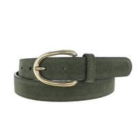 Stijlvolle suède damesriem 3 cm | Groen