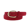 Stijlvolle suède damesriem 3 cm | Rood