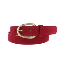 Stijlvolle suède damesriem 3 cm | Rood