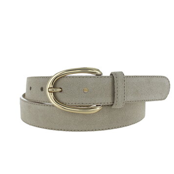 Stijlvolle suède damesriem 3 cm | Beige