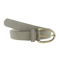 Stijlvolle suède damesriem 3 cm | Beige