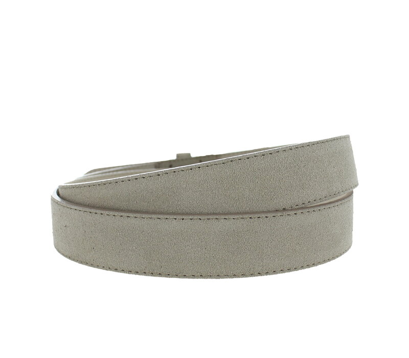 Stijlvolle suède damesriem 3 cm | Beige