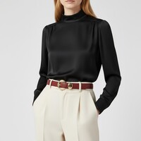 Saphira | Lederen damesriem 2,5cm | Bordeaux