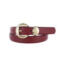 Saphira | Lederen damesriem 2,5cm | Bordeaux