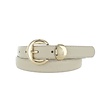 H.A.N Saphira | Lederen damesriem 2,5cm | Beige