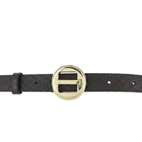 Amara | Lederen damesriem 2,5cm | Zwart