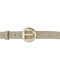 Amara | Lederen damesriem 2,5cm | Beige