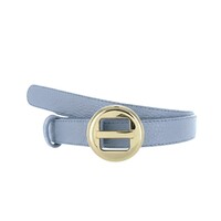 Amara | Lederen damesriem 2,5cm | Lichtblauw
