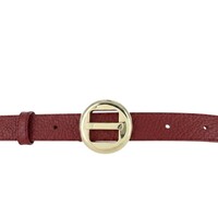 Amara | Lederen damesriem 2,5cm | Bordeaux