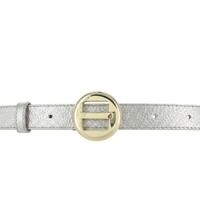 Amara | Lederen damesriem 2,5cm | Light-Gold