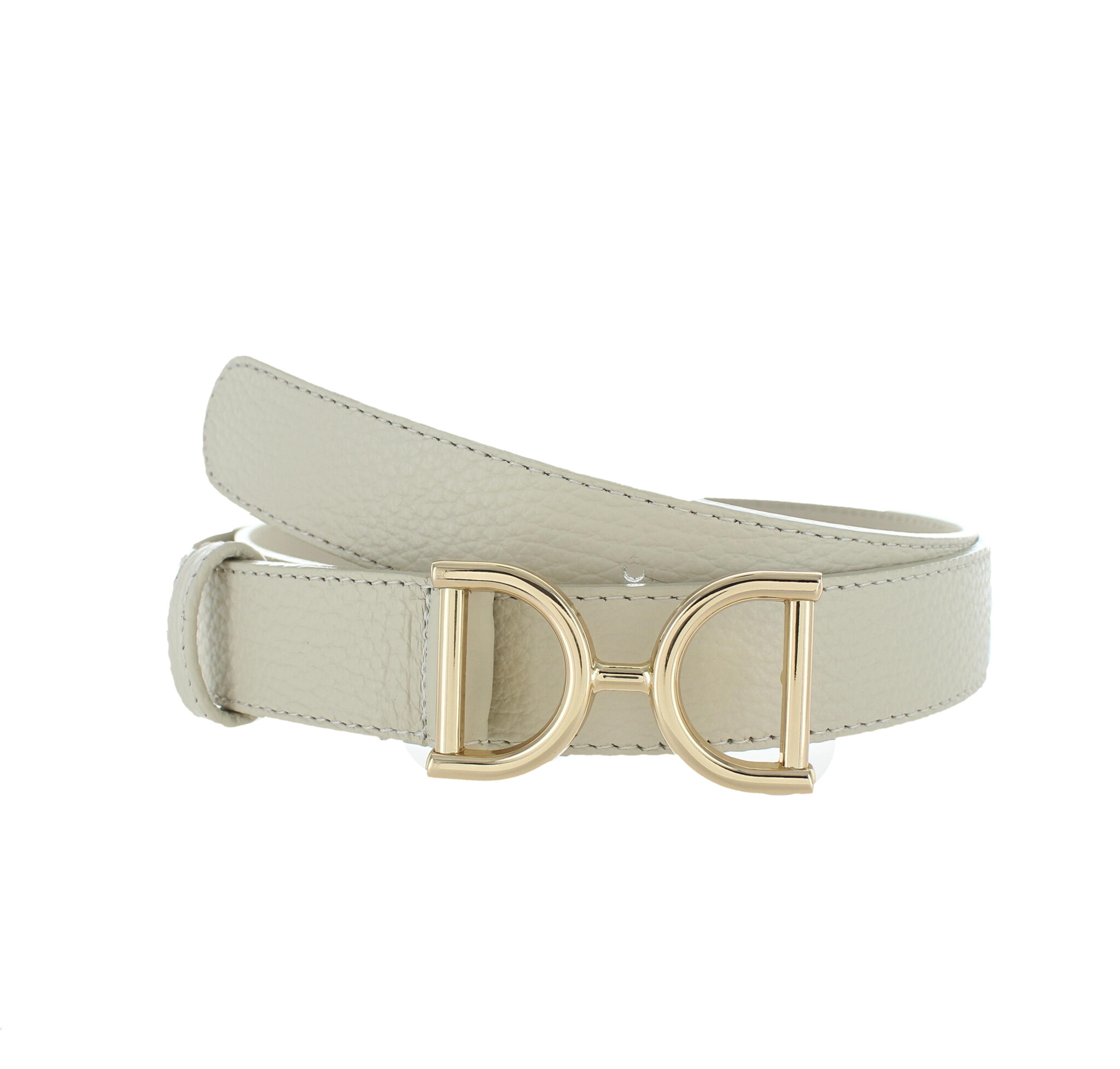 H.A.N Rosaline | Lederen damesriem 3cm | Beige