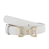 H.A.N Rosaline | Lederen damesriem 3cm | Wit