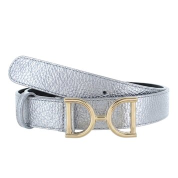 H.A.N Rosaline | Lederen damesriem 3cm | Zilver