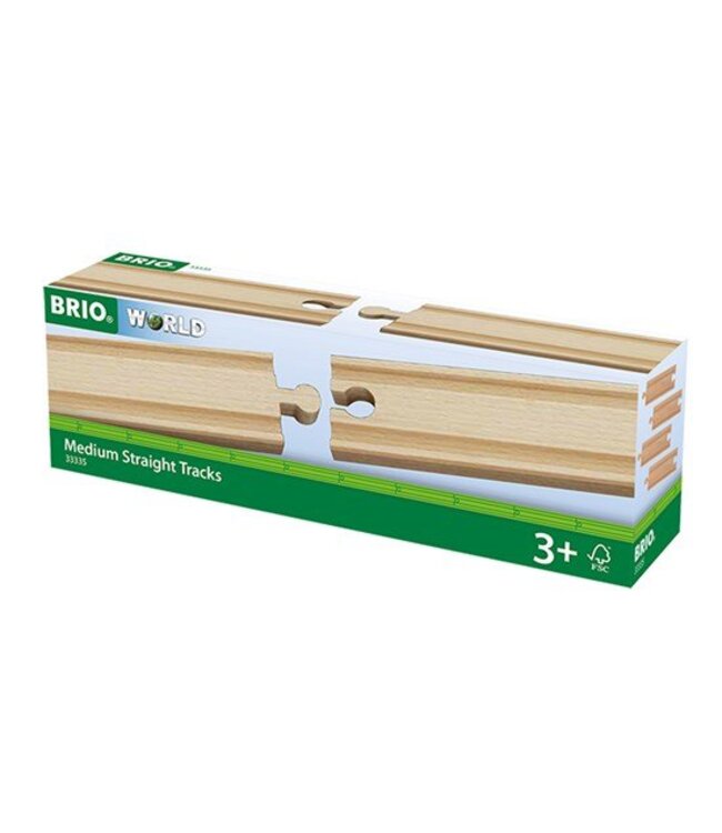 Brio Middellange rechte rails