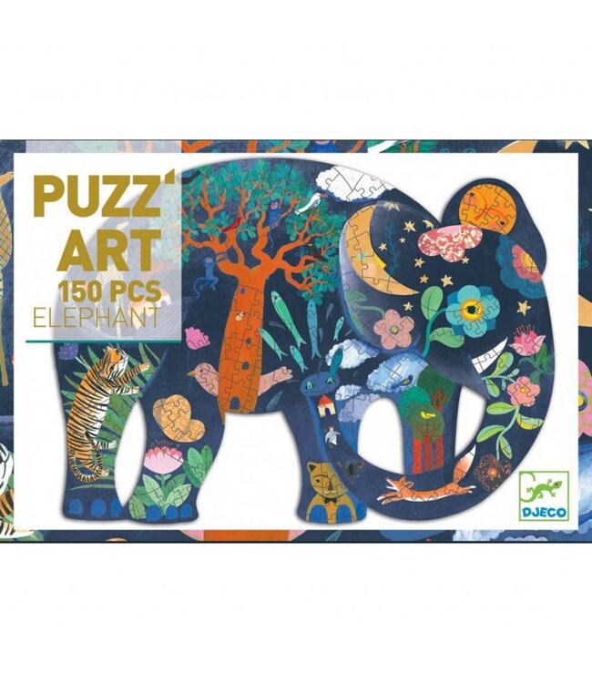 Djeco Puzzel Art Olifant