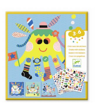 Djeco Stickerset Zeedieren