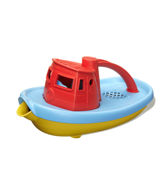 Green Toys Tugboat Rood