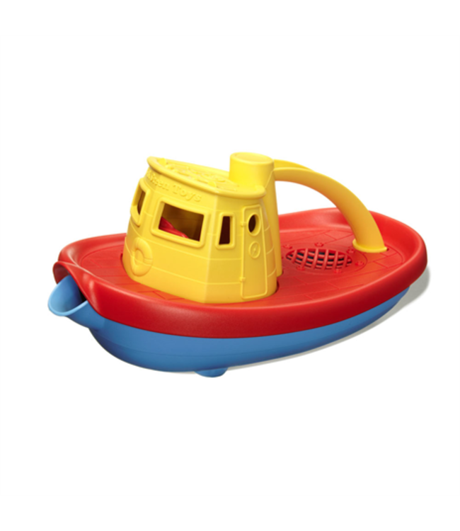 Green Toys Tugboat Geel