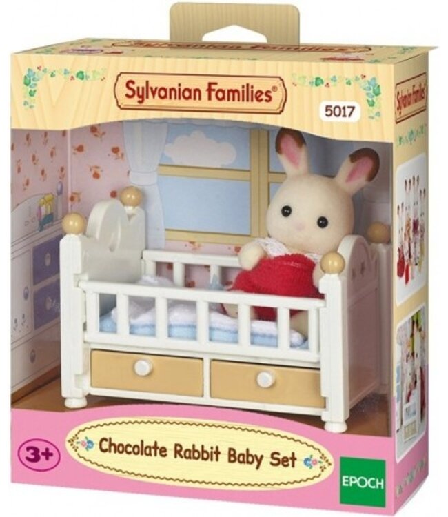 Sylvanian Families Chocolate Rabbit Baby Set