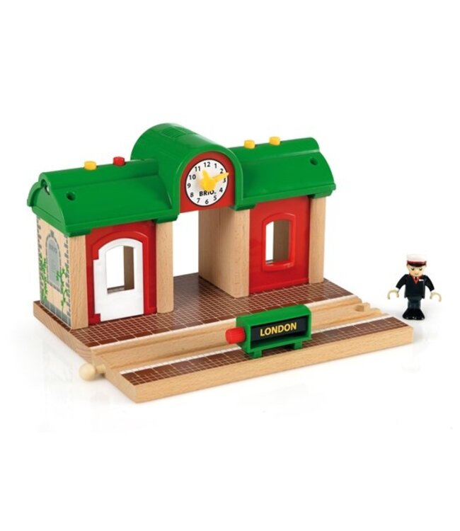 Brio Treinstation met Geluidsopname Functie