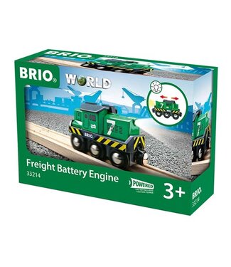 Brio Locomotief voor goederentrein op batterijen