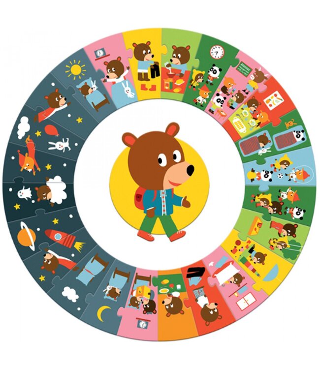 Djeco Puzzel Beer de Dag