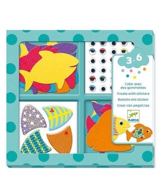 Djeco Creëer Vissen met Stickers