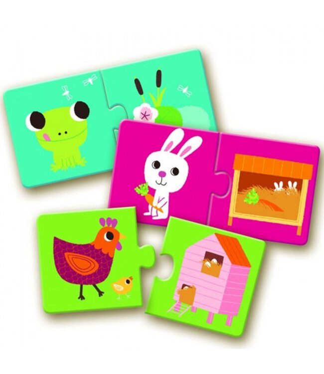 Djeco Duo-Puzzel Leefruimte