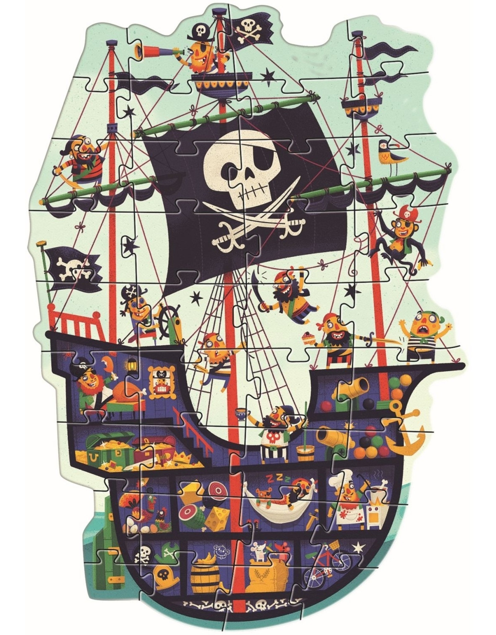 Djeco Puzzel Geant Piraat