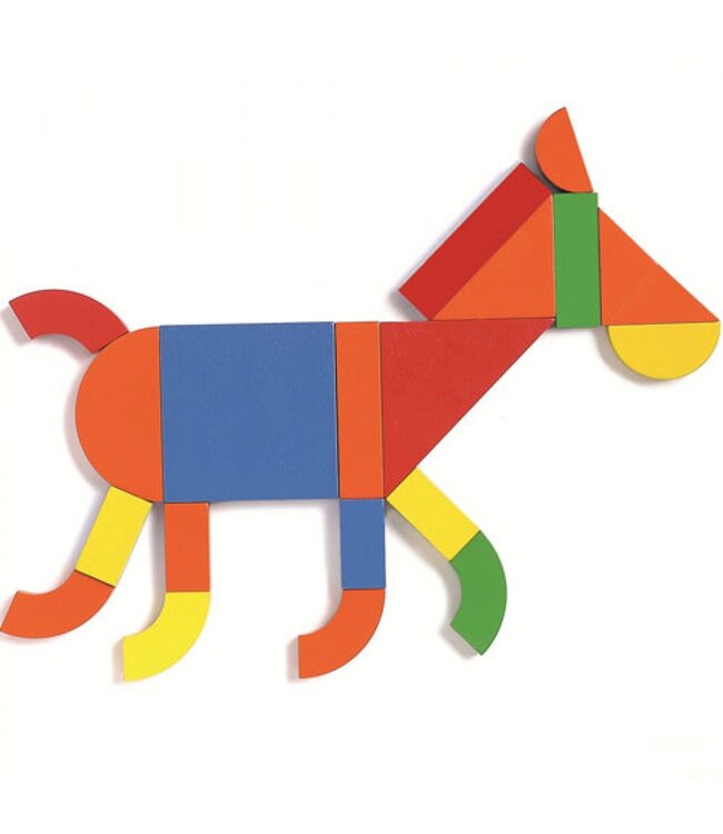 Djeco Magnetische Koffer Tangram