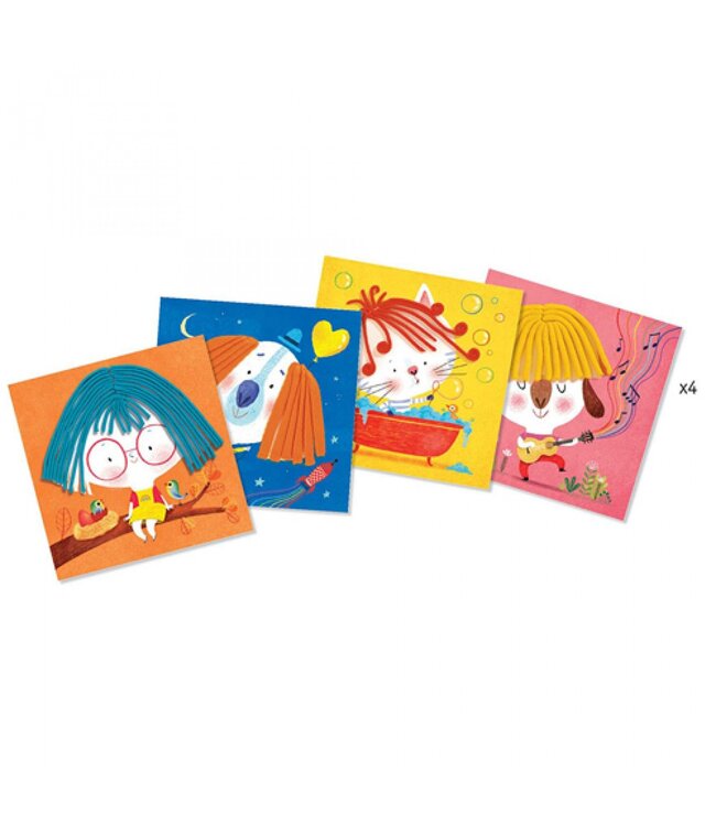 Djeco Knutselset Klei Haar