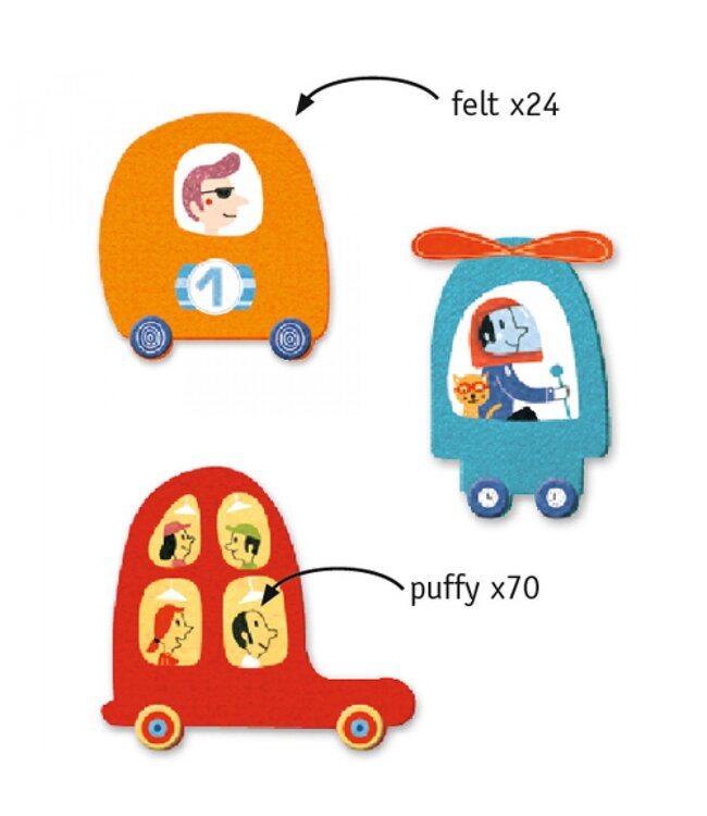 Djeco Creëer Auto met Stickers