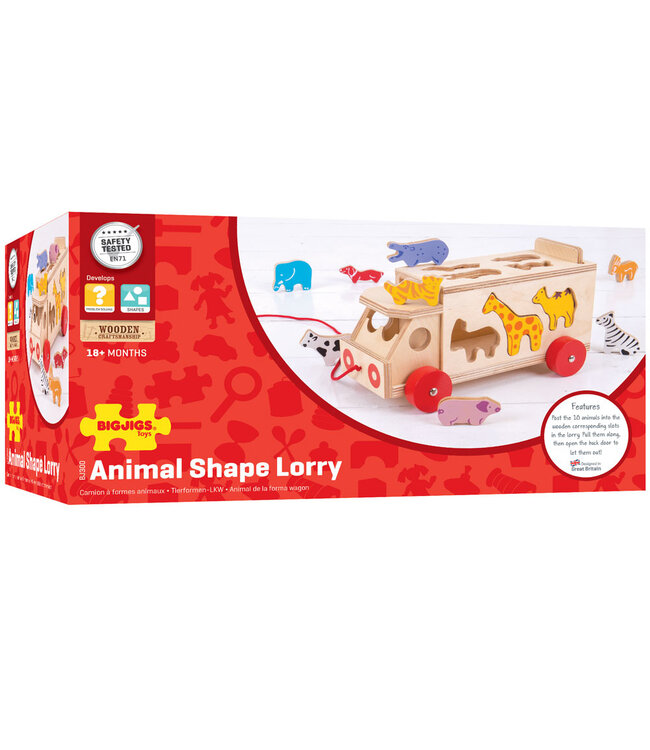 Bigjigs Animal Shape Lorry