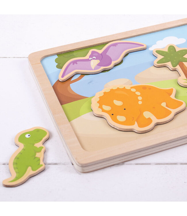 Bigjigs Magnetisch bord (dinosaurus)