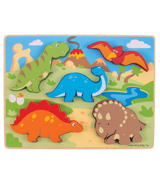 Bigjigs Puzzel Chunky Dino 1+