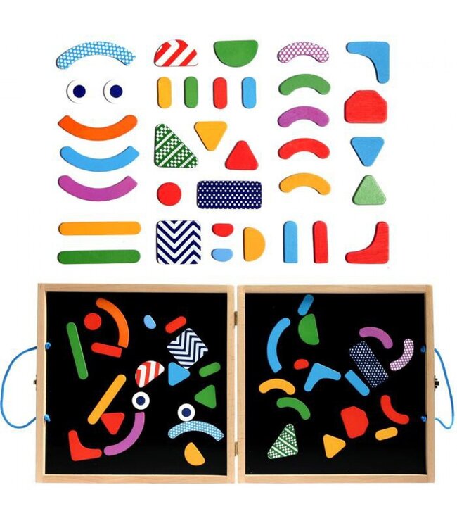 Djeco Magnetische Koffer Gezicht