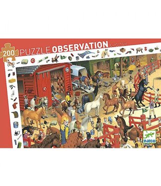 Djeco Observatie Puzzel Ruitersport 200