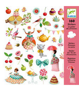 Djeco Stickers Tea Party Prinses