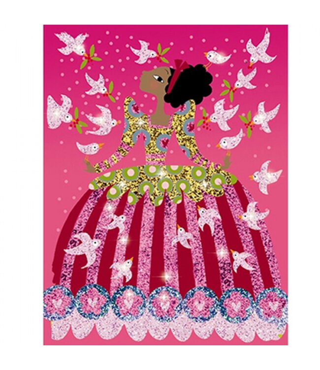 Djeco Glitterschilderij Jurken