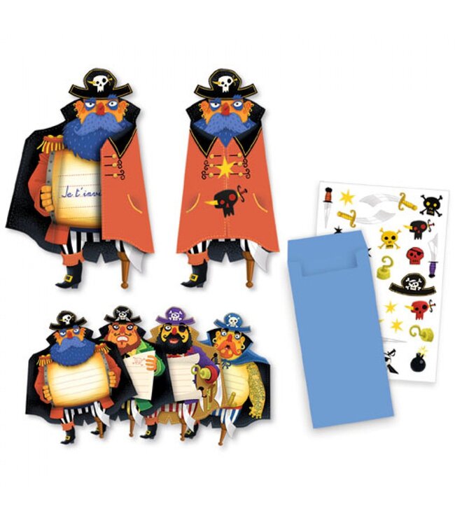 Djeco Uitnodiging Piraat