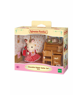 Sylvanian Families Chocolate Rabbit Sister Set