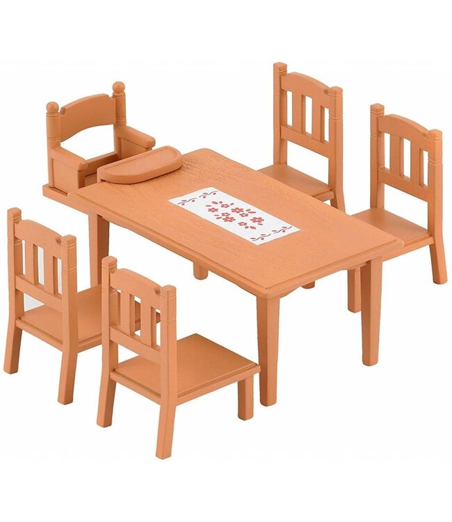 Sylvanian Families Eettafel En Stoelen