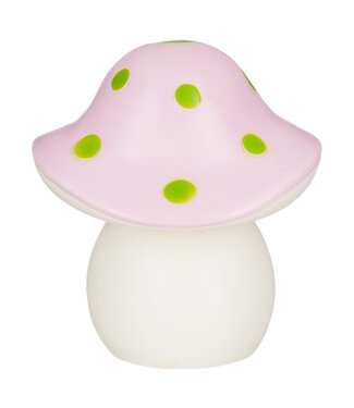 Lamp Roze Paddenstoel Groene Stip