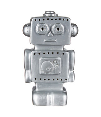 Lamp Robot Zilver